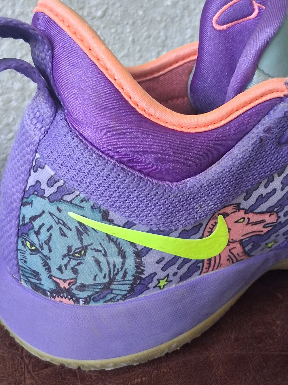 Nike PG2 Mamba Mentality Shoe - Size 8.5  Sneakers Zoom Purple Rare